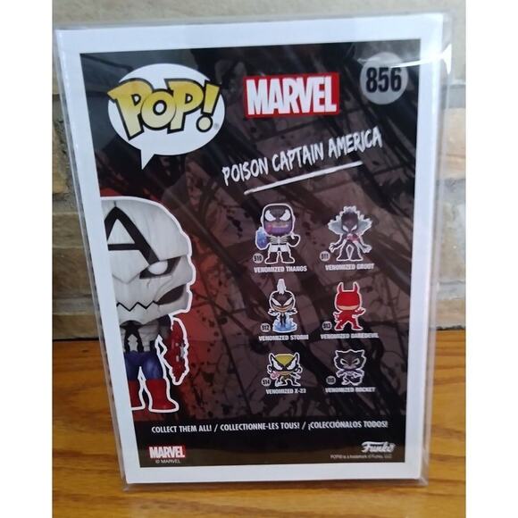 Funko Pop #856 Poison Captain America - Picture 3 of 6
